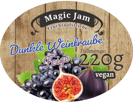 Dunkle Weintraube - Feige